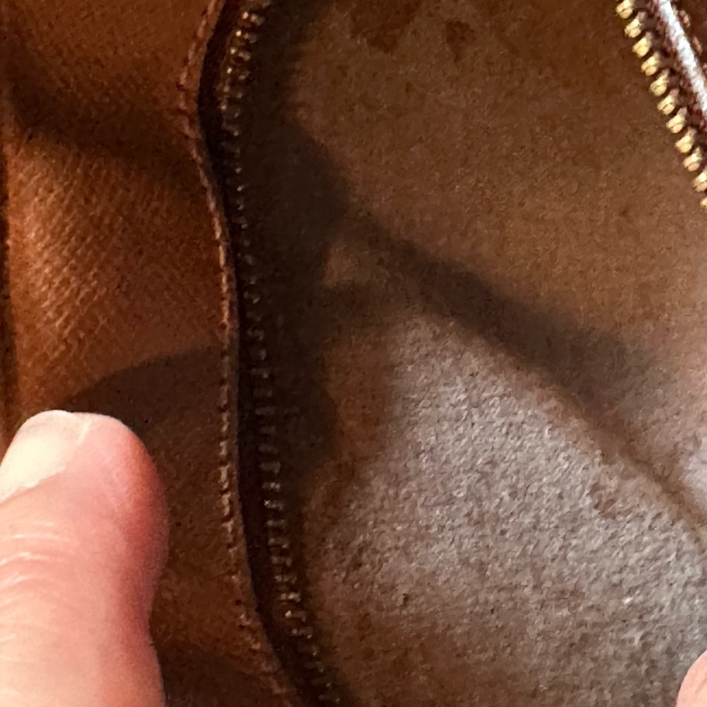Authentic Louis Vuitton Monogram Clutch converted to Crossbody Bag - Picture 7 of 8
